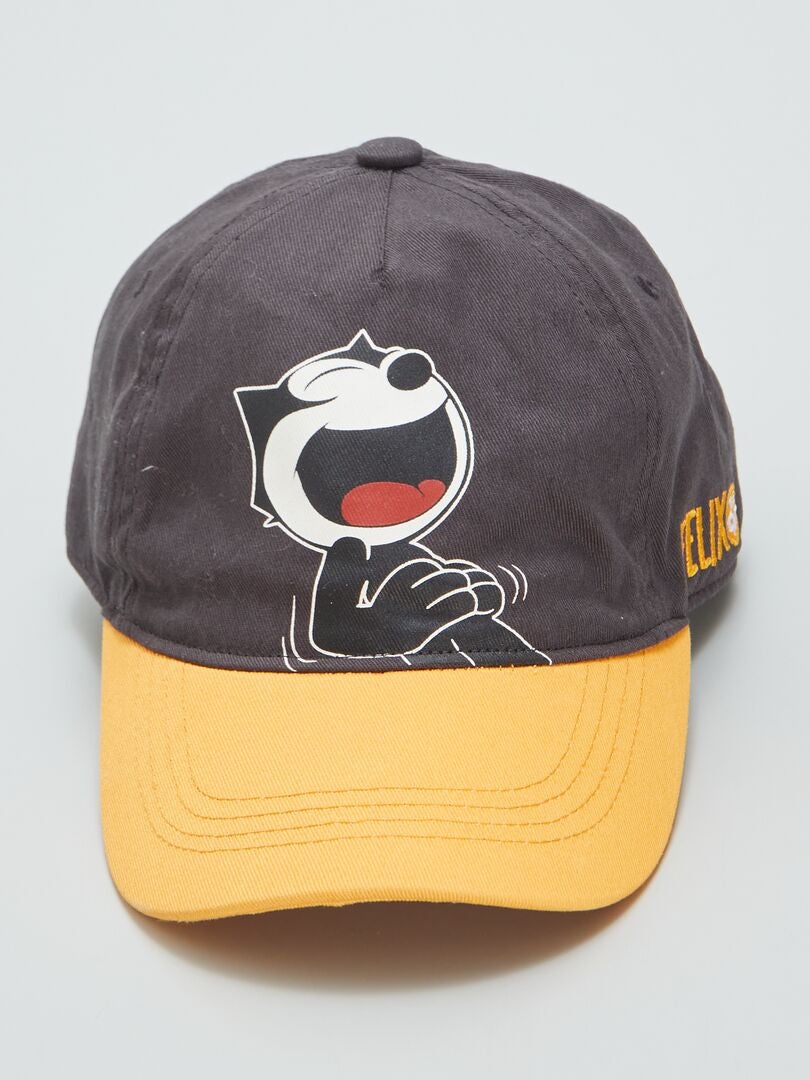 Gorra 'El gato Félix' - NEGRO