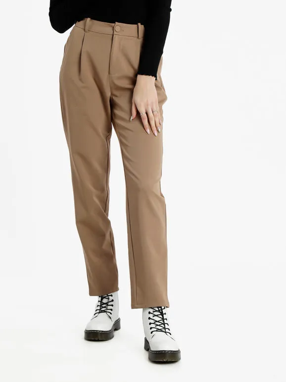 Jmzy Orignal Design Pantalón recto de tiro alto para mujer