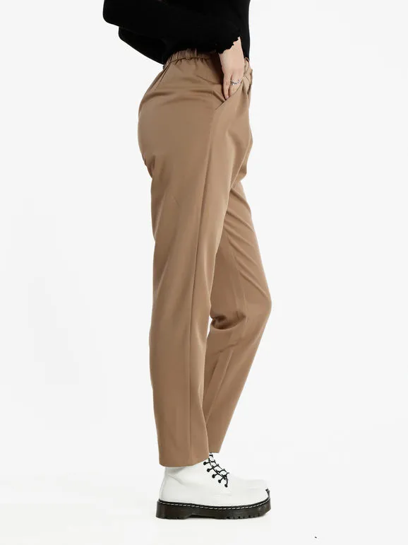 Jmzy Orignal Design Pantalón recto de tiro alto para mujer