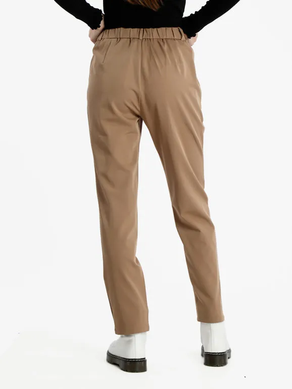 Jmzy Orignal Design Pantalón recto de tiro alto para mujer