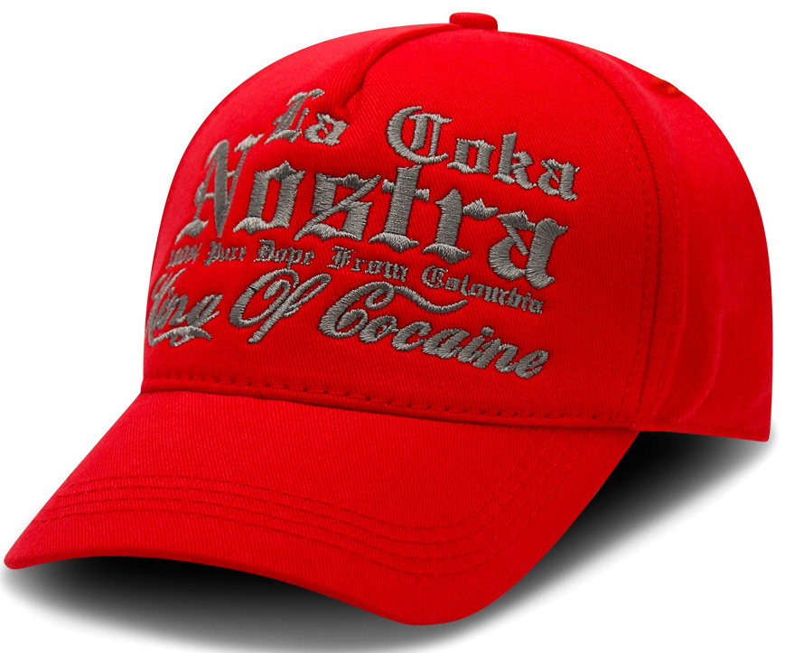 King of Cocaine Gorra Hombre  - Rojo