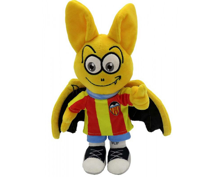 Mascota del Valencia CF con camiseta senyera 20 cm.