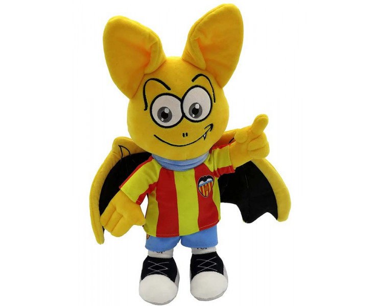 Mascota grande del Valencia CF camiseta senyera 30 cm.