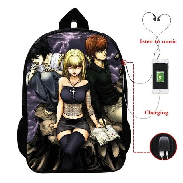 Mochila Death Note Misa L y Light