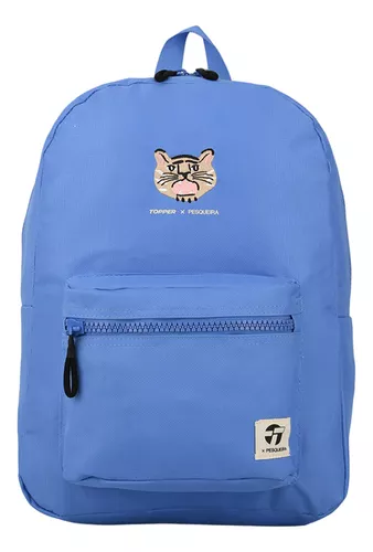 Mochila Urbano Topper Pesqueira Bordado Tigre Niños