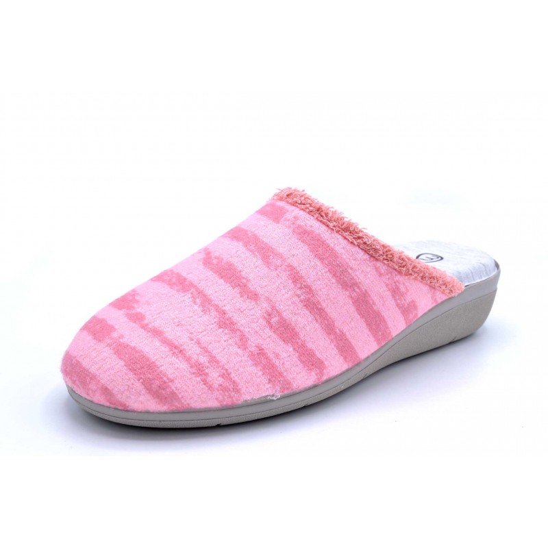 Muro 635 Rosa | Zapatilla de casa abierta con cuña