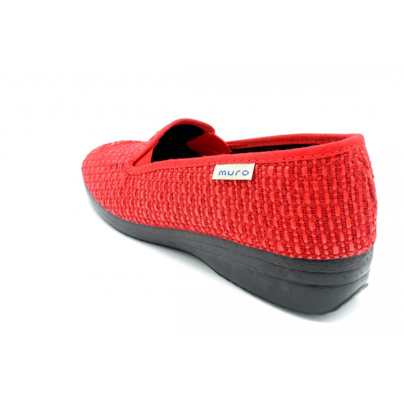 Muro 805 Roja | Zapatilla de rafia