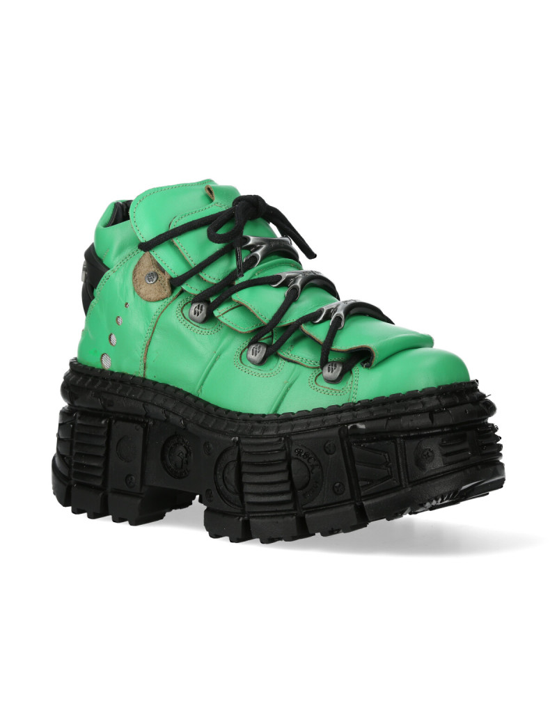 Newrock zapatos verde tank casual