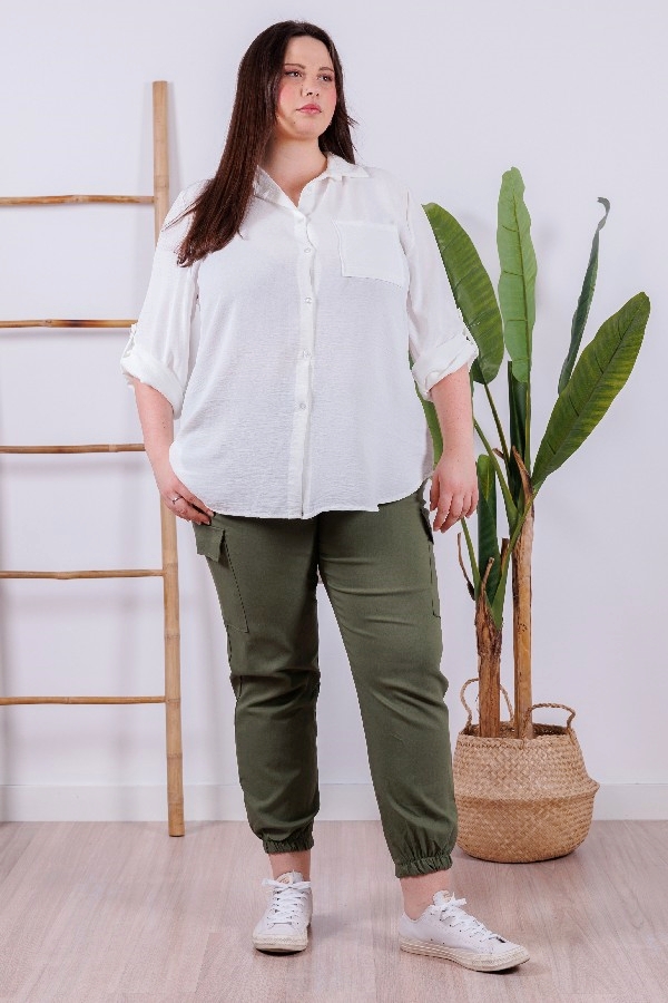 Pantalon Cargo Kaki