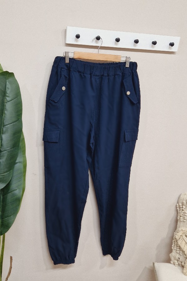 Pantalon Cargo Marino