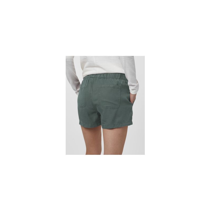 Pantalones cortos Tentree Instow para mujer (Agave Green)