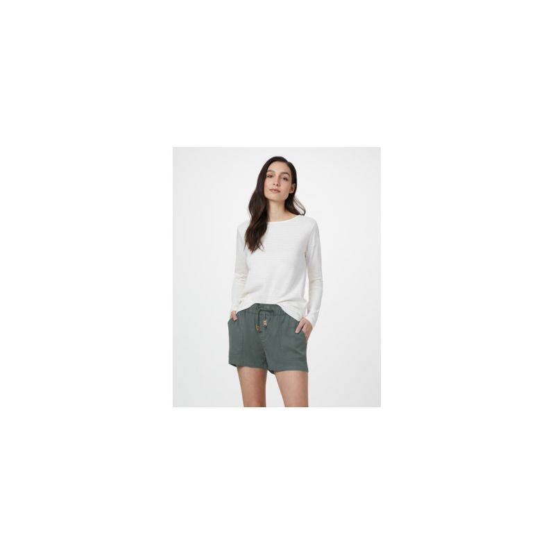 Pantalones cortos Tentree Instow para mujer (Agave Green)