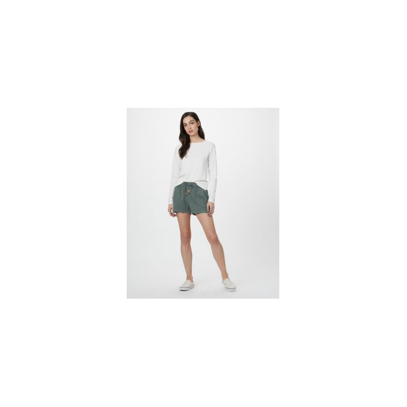 Pantalones cortos Tentree Instow para mujer (Agave Green)