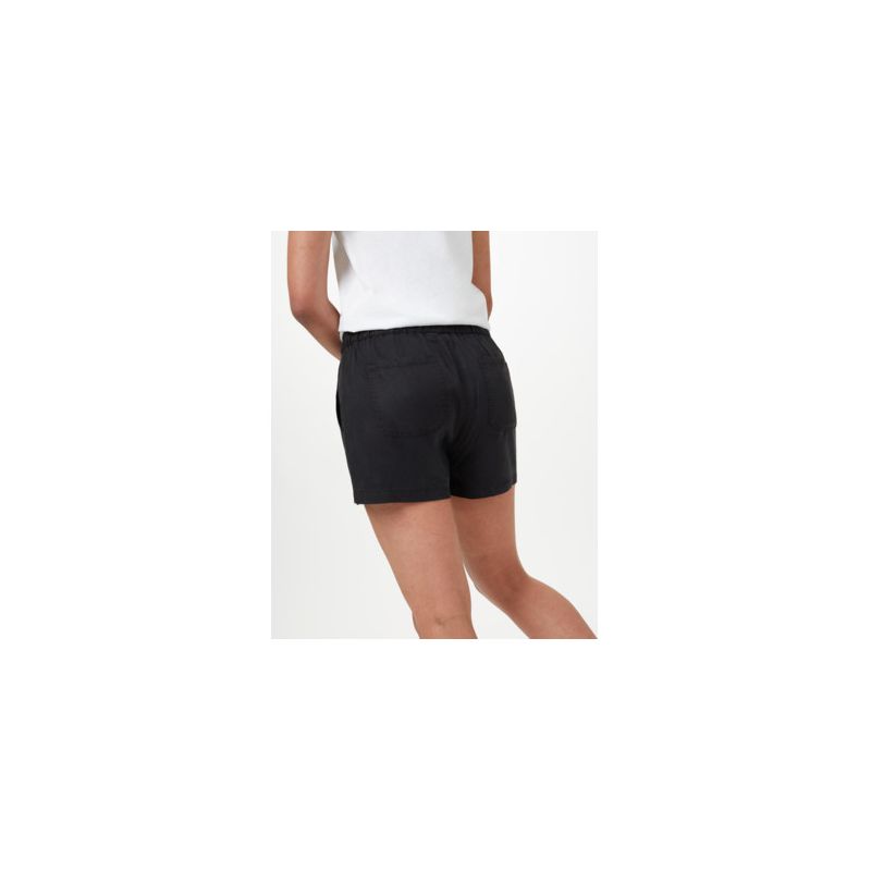 Pantalones cortos Tentree Instow para mujer (negro meteorito)