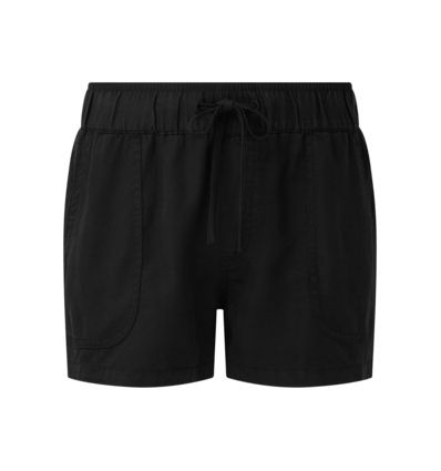 Pantalones cortos Tentree Instow para mujer (negro meteorito)