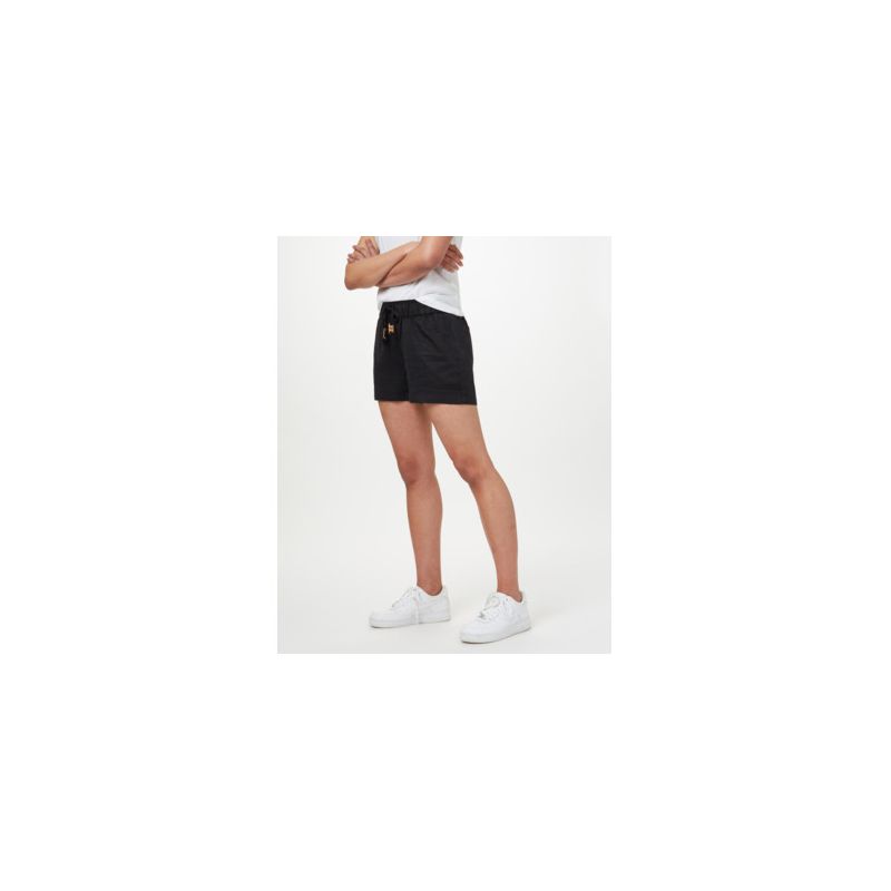 Pantalones cortos Tentree Instow para mujer (negro meteorito)