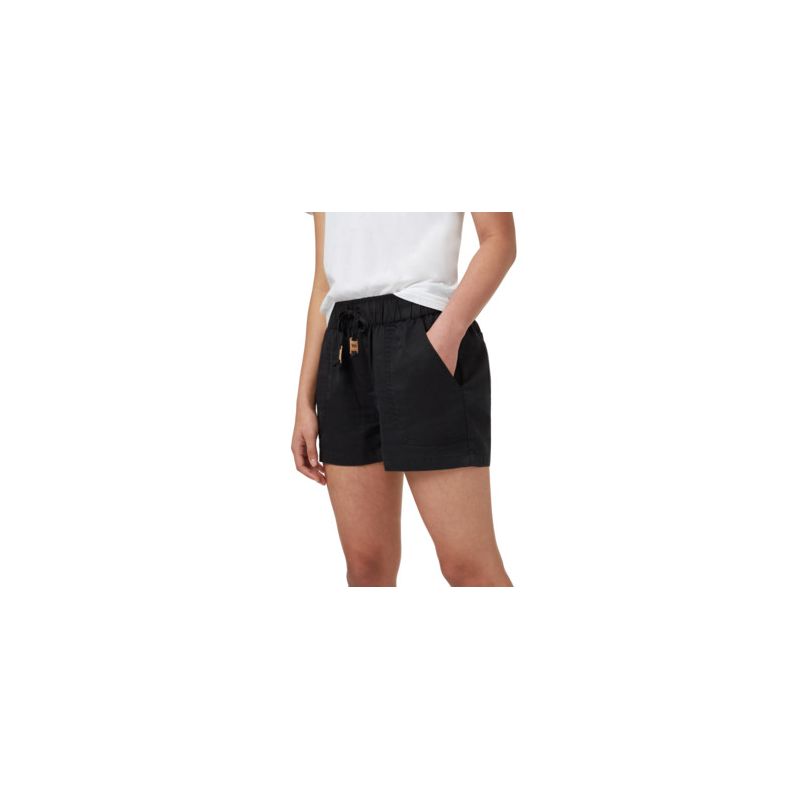 Pantalones cortos Tentree Instow para mujer (negro meteorito)