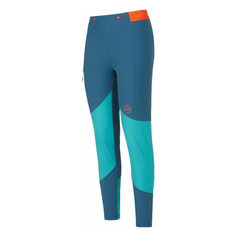 Pantalones La Sportiva Camino Tight Pant (Storm blue/Lagoon) Mujer