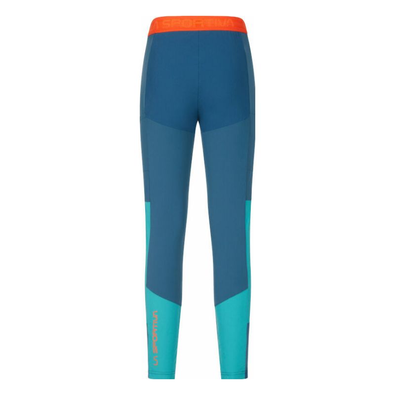 Pantalones La Sportiva Camino Tight Pant (Storm blue/Lagoon) Mujer