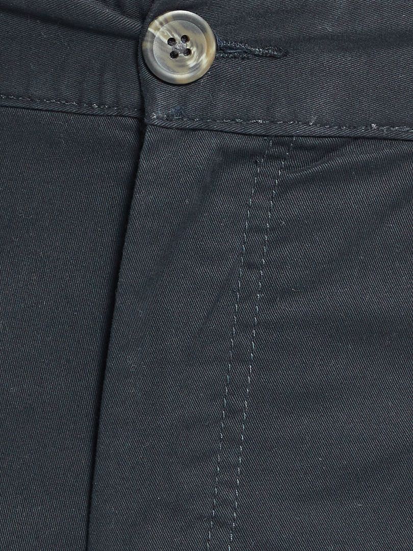 Pantalón chino recto - L30 - Negro