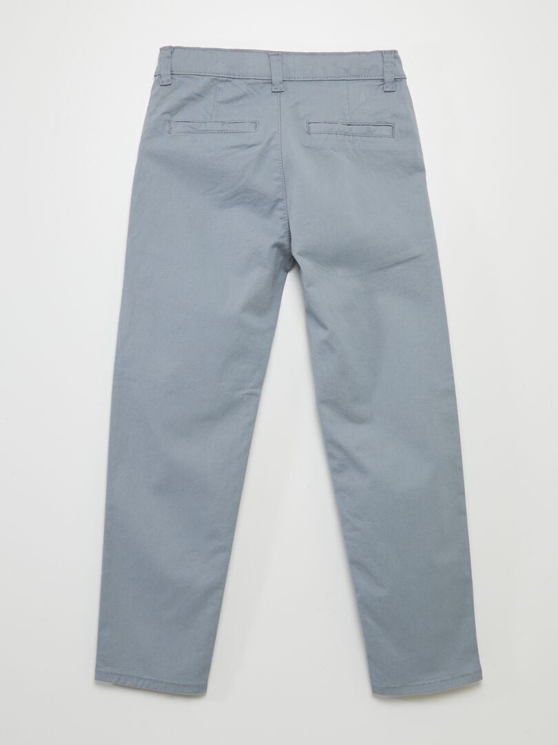 Pantalón chino slim - AZUL