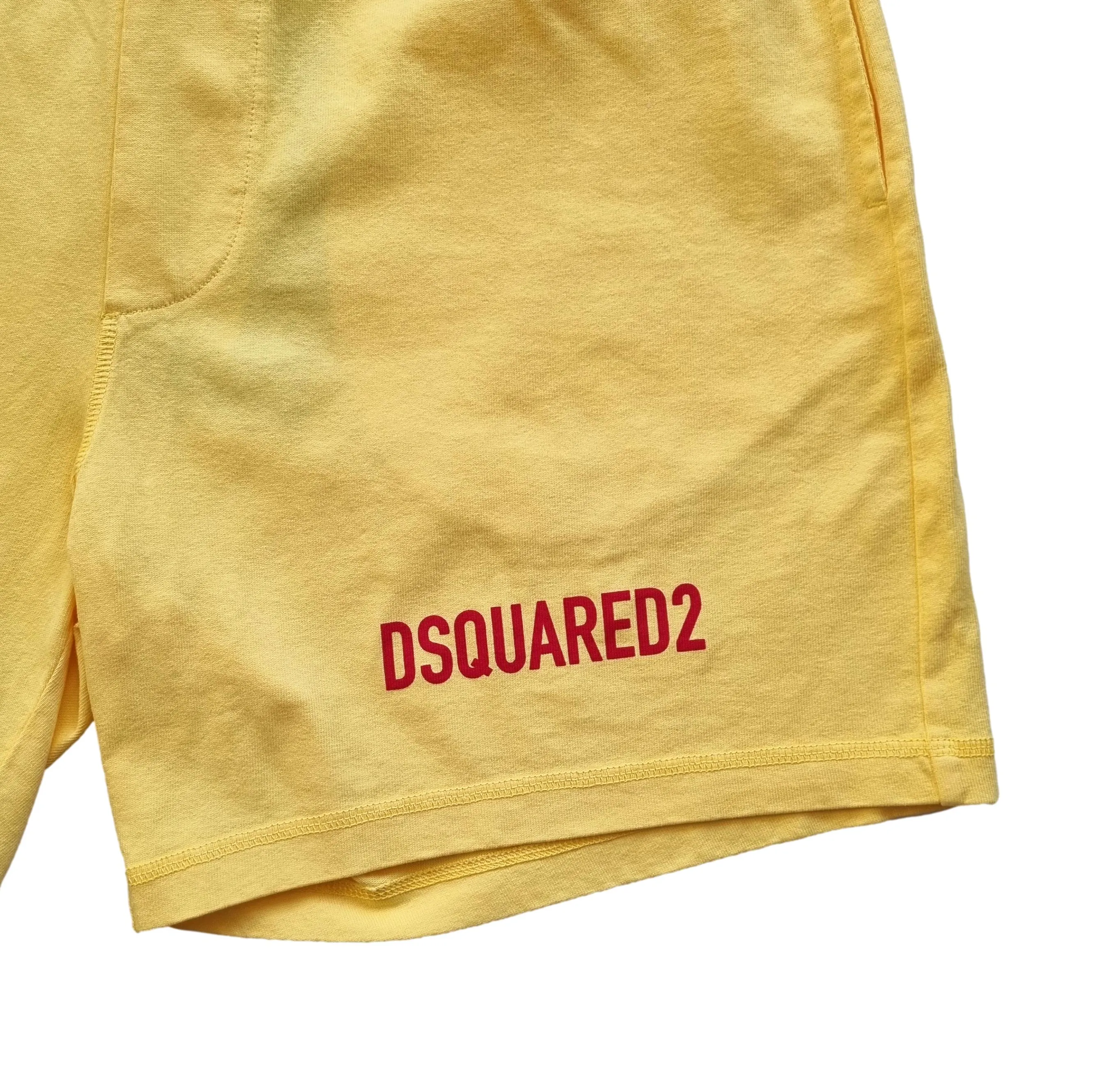 Pantalón corto de hombre DSQUARED2 S74MU0645 amarillo