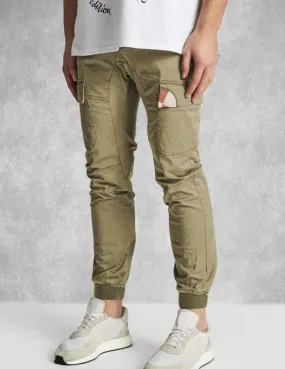 Pantalón de hombre jogger cargo ERA beige