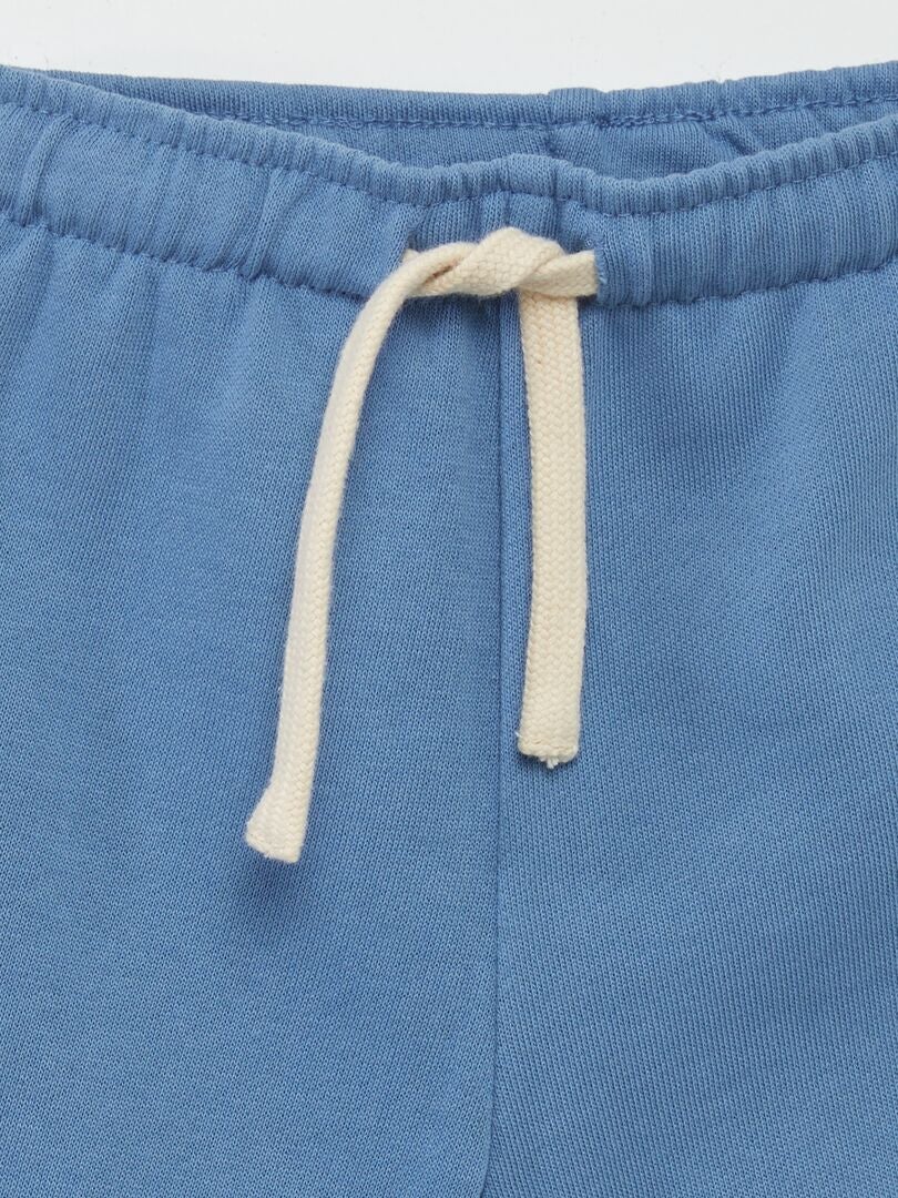 Pantalón de jogging de tejido de chándal - azul