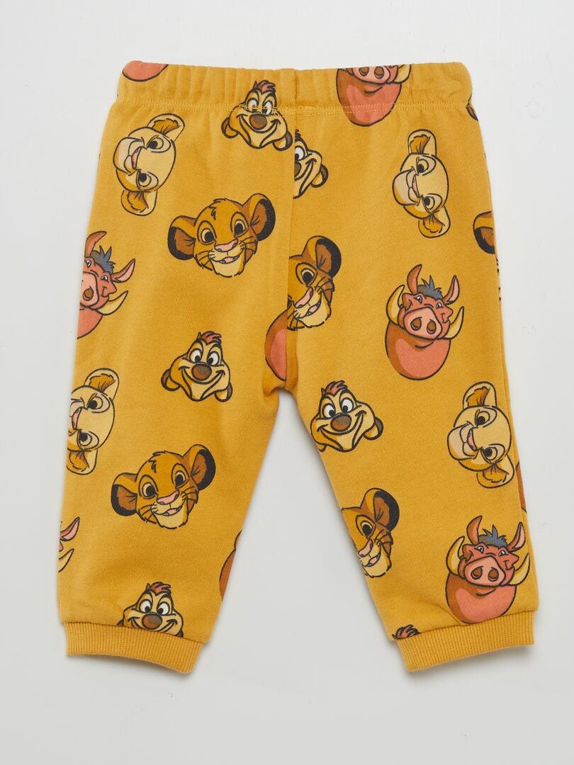 Pantalón de jogging estampado 'Simba' - AMARILLO