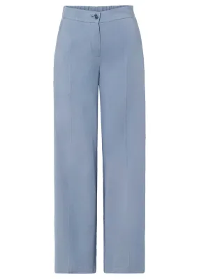 Pantalón de pierna ancha Azul ahumado