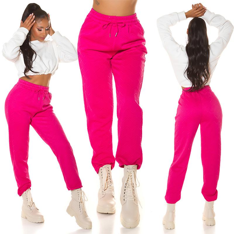 Pantalón Joggers casual rosa