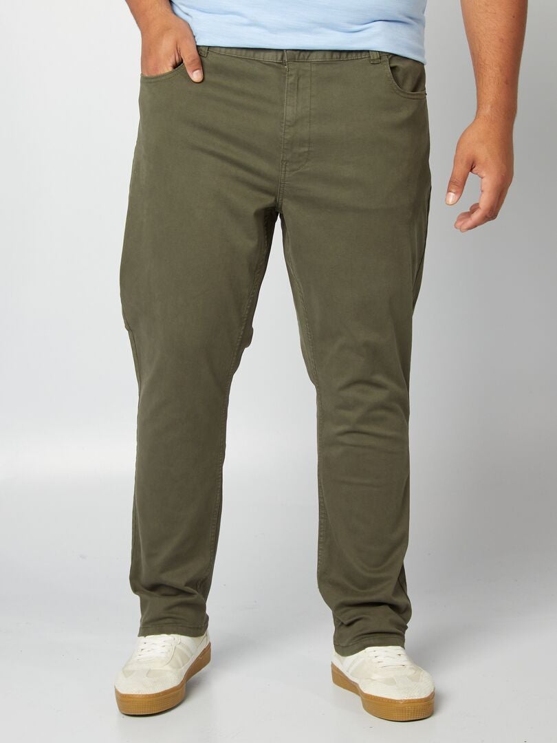 Pantalón slim L32 - KAKI