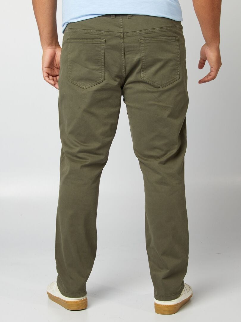 Pantalón slim L32 - KAKI