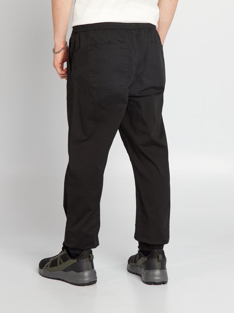 Pantalón tipo 'jogger' - Negro