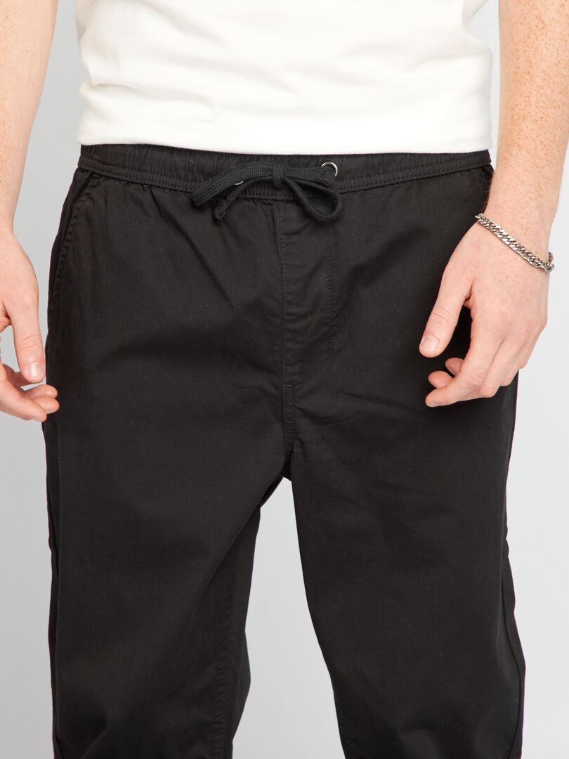 Pantalón tipo 'jogger' - Negro