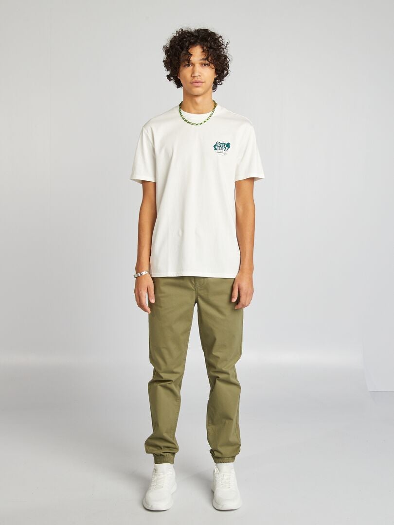 Pantalón tipo 'jogger' - VERDE