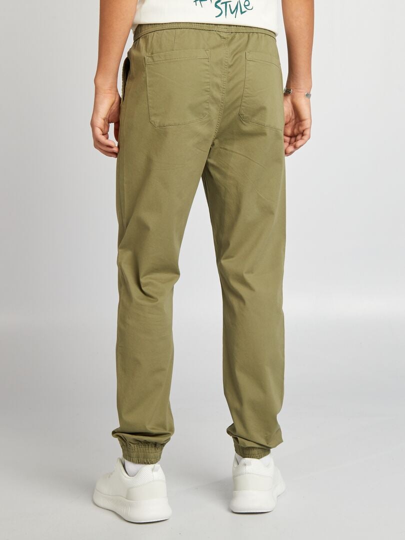 Pantalón tipo 'jogger' - VERDE