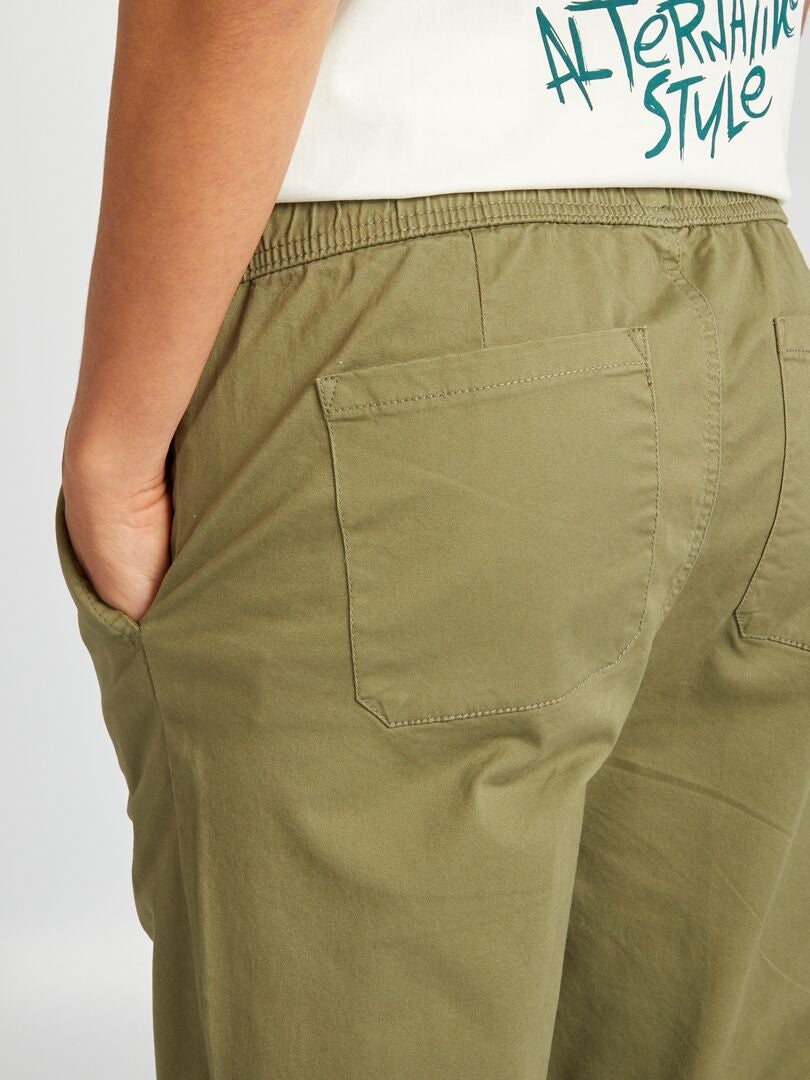 Pantalón tipo 'jogger' - VERDE