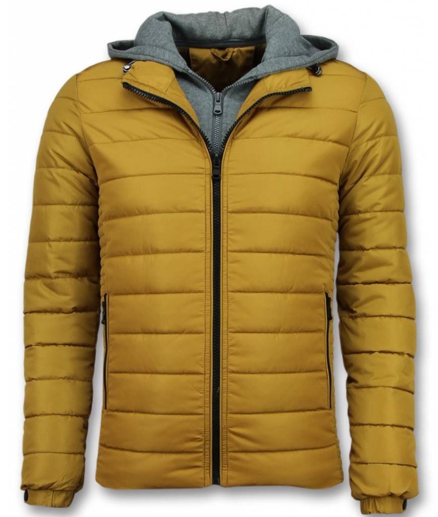 Parkas Hombre - Chaqueta Amarilla - Hombre Jack Capucha - Amarillo