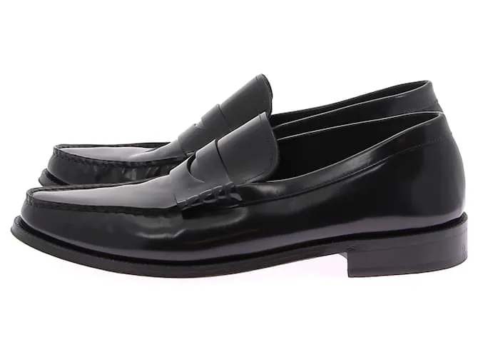 PAUL SMITH  Zapatos Planos T.UK 10 Cuero Negro 