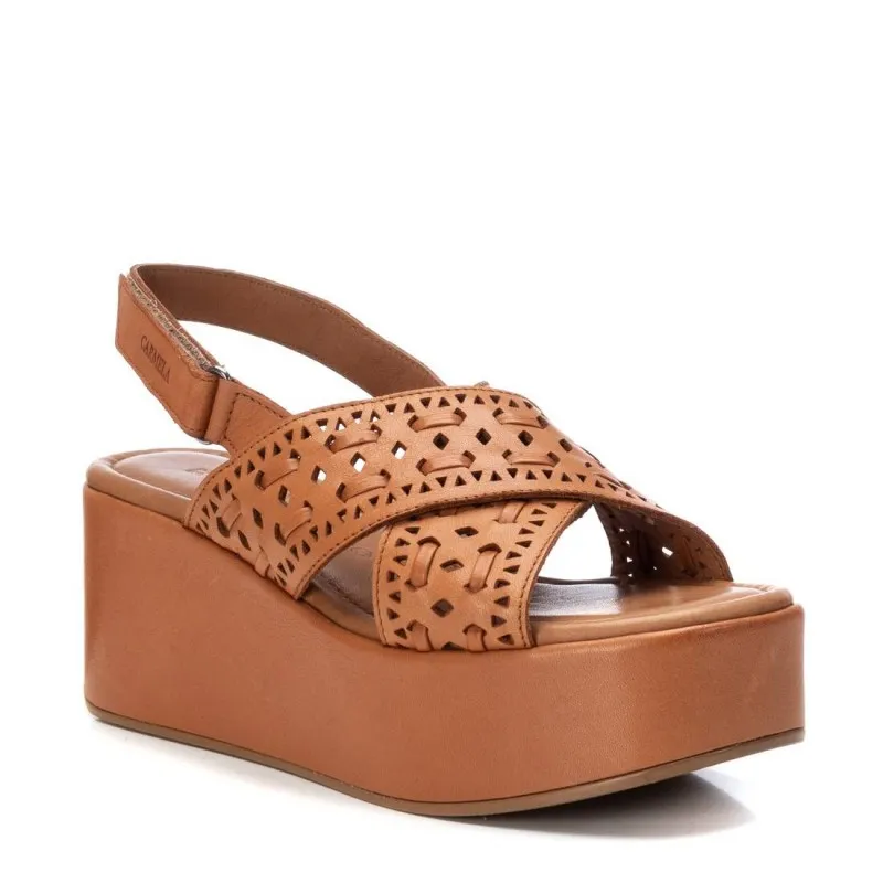 Sandalia de mujer CARMELA 068555 Camel