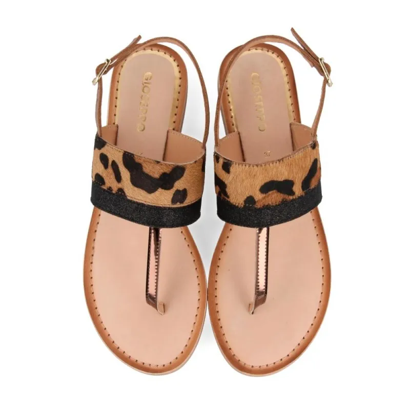 Sandalia Esclava Sully Gioseppo 48303 Leopardo