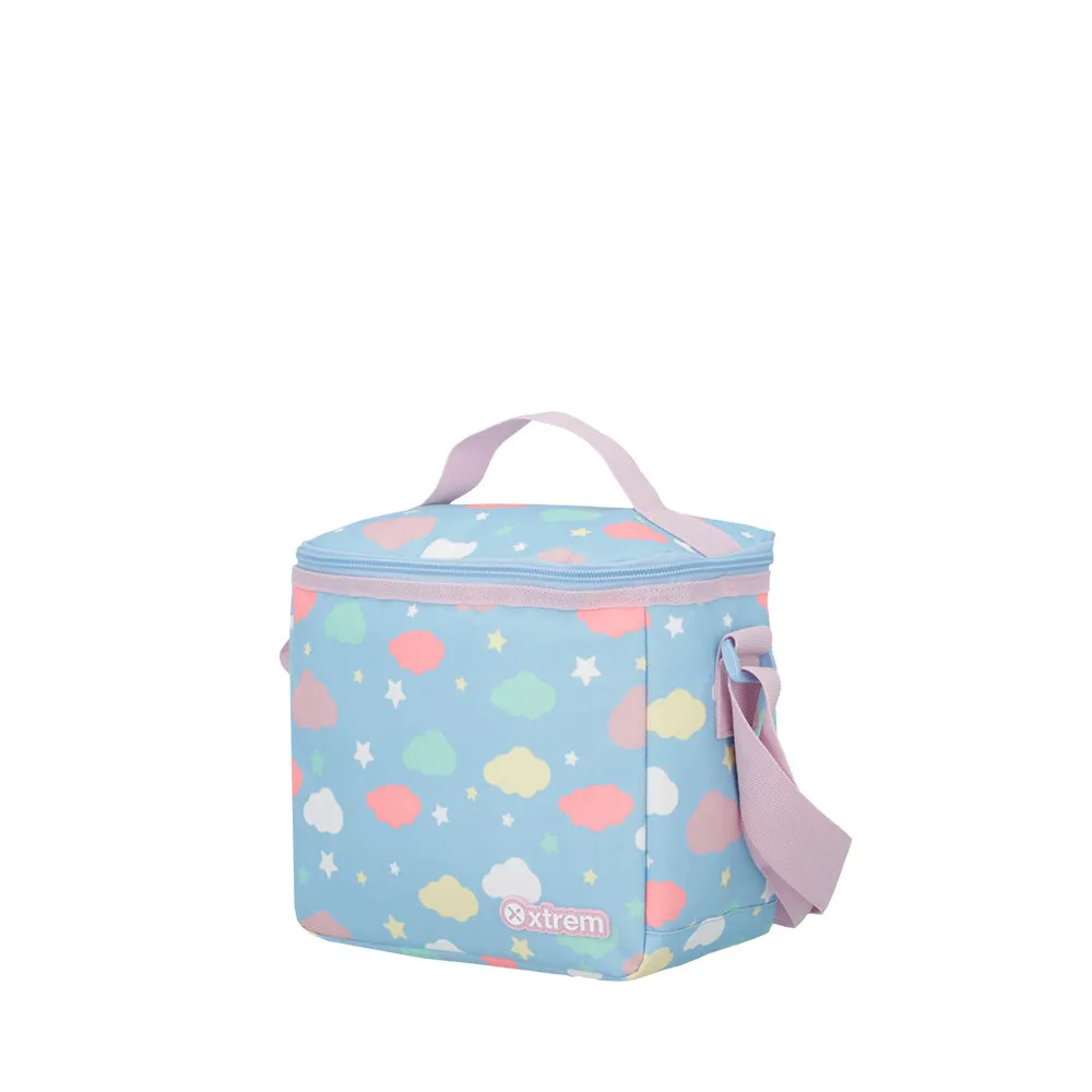 Set mochila + lonchera + cartuchera Run Pack multicolor unicornio