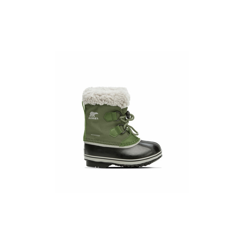 Sorel Yoot Pac Nylon After Ski Boots (Hiker Green) - niños