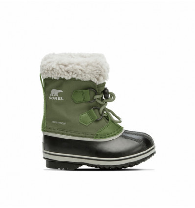 Sorel Yoot Pac Nylon After Ski Boots (Hiker Green) - niños