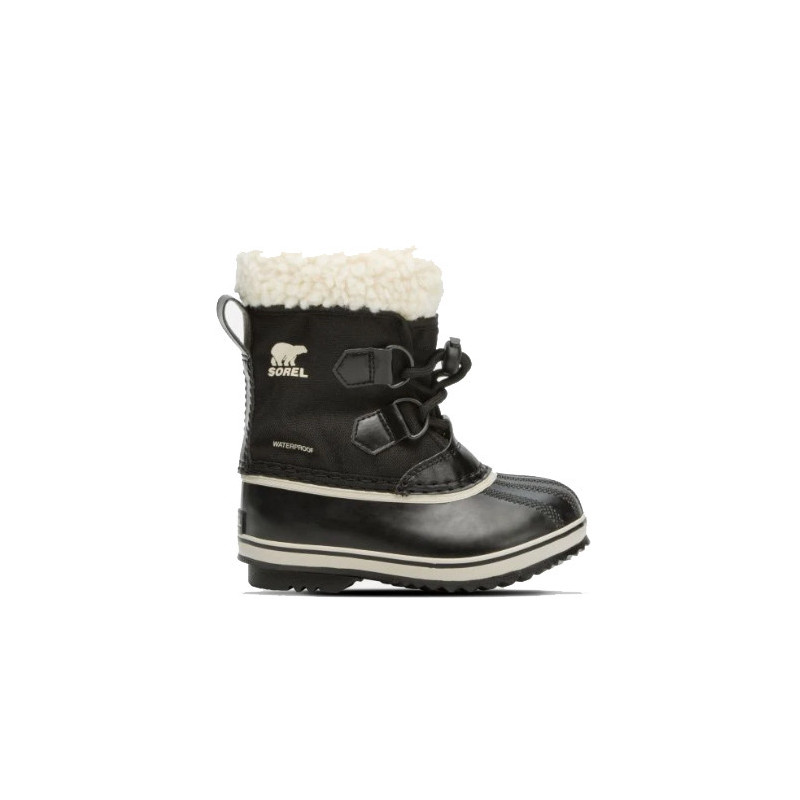 Sorel Yoot Pac Nylon After Ski Boots (Negro) - niños