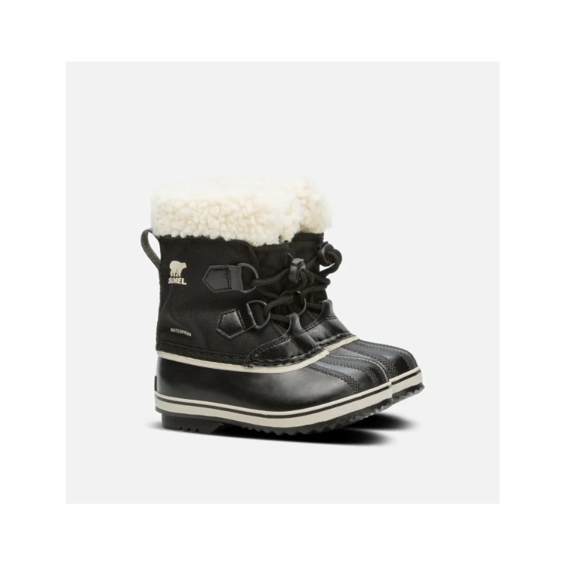 Sorel Yoot Pac Nylon After Ski Boots (Negro) - niños