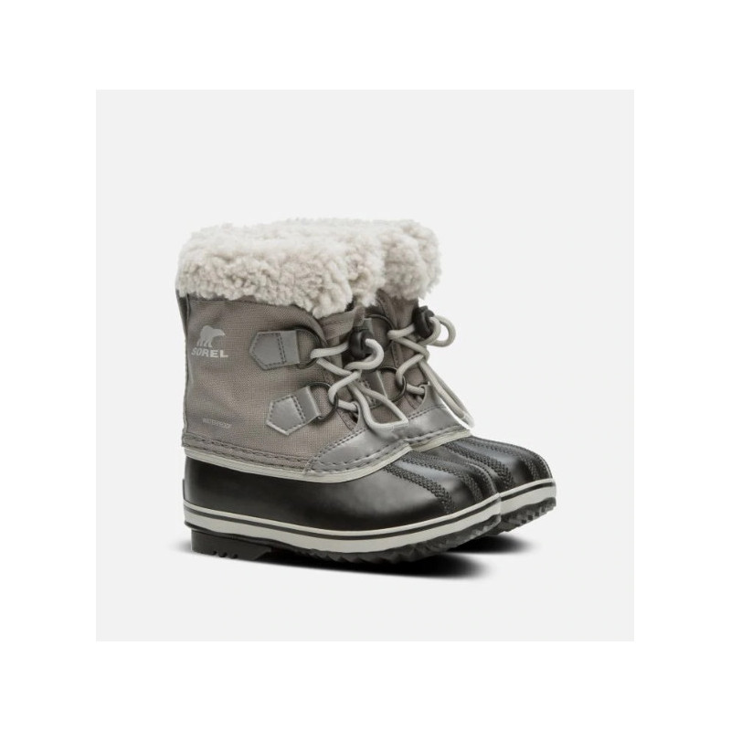 Sorel Yoot Pac Nylon After Ski Boots (Quarry, Dove) - niños