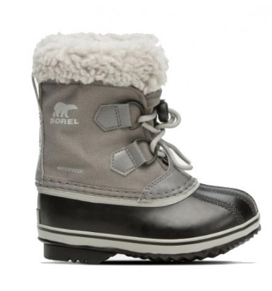 Sorel Yoot Pac Nylon After Ski Boots (Quarry, Dove) - niños