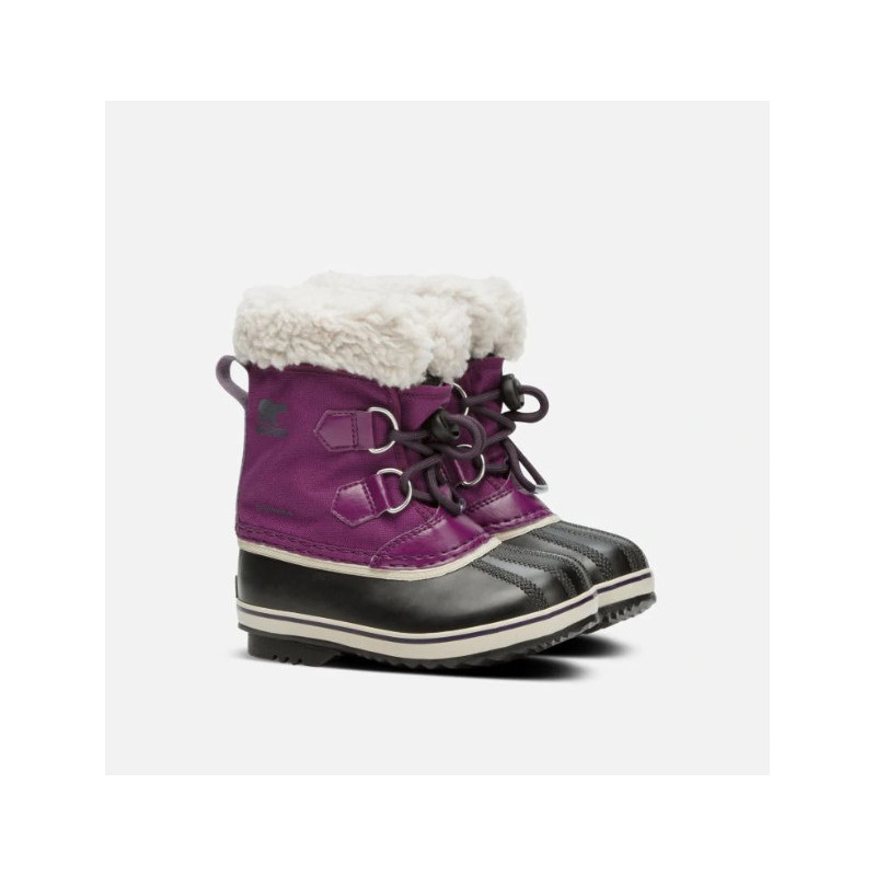 Sorel Yoot Pac Nylon After Ski Boots (Wild Iris, Dark Plum) - niños